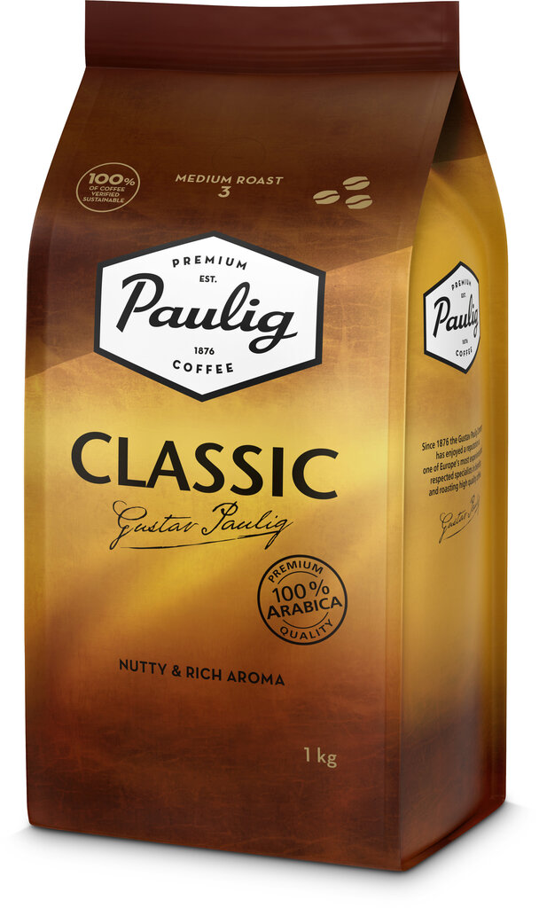 Kohvioad PAULIG Classic, 1 kg hind ja info | Kohv, kakao | kaup24.ee