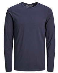 JJEBASIC 12059220 NAVY BLUE meeste T-särk hind ja info | Meeste kampsunid | kaup24.ee