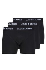 3 PACK - meeste bokserid JACANTHONY 12171944 Must hind ja info | Jack&Jones Jalanõud, riided ja aksessuaarid | kaup24.ee