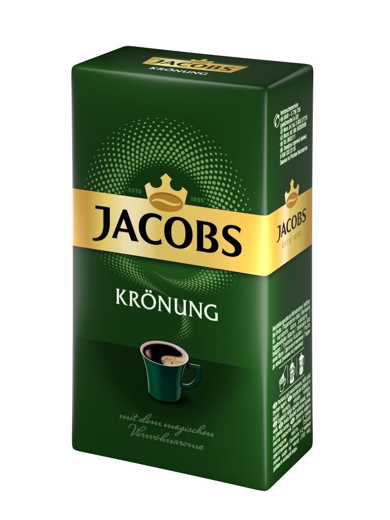 Jahvatatud kohv Jacobs Kronung, 250g цена и информация | Kohv, kakao | kaup24.ee