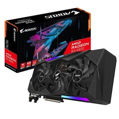 Gigabyte GV-R68AORUS M-16GD AMD, 16 GB, Radeon RX 6800, GDDR6, PCI-E 4.0 x 16, HDMI ports quantity 2, Memory clock speed 16000 MHz цена и информация | Видеокарты | kaup24.ee