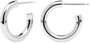 PDPAOLA Minimalistlikud hõbedast kõrvarõngad sõrmused Medium CLOUD Silver AR02-377-U hind ja info | Kõrvarõngad | kaup24.ee
