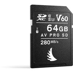 Atminties kortelė Angelbird AV Pro SD 64GB V60 MKII hind ja info | Fotoaparaatide mälukaardid | kaup24.ee