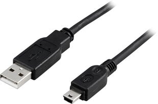 Kabelis Deltaco USB-26S USB 2.0-A/MINI-B,2m hind ja info | Kaablid ja juhtmed | kaup24.ee