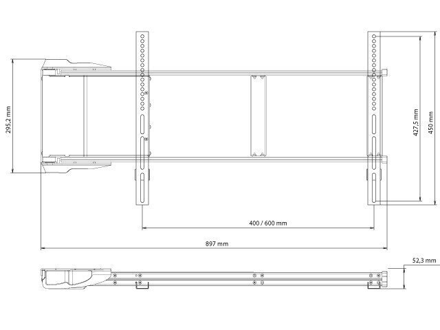 Multibrackets M Motorized Swing Mount hind ja info | Monitori hoidjad | kaup24.ee