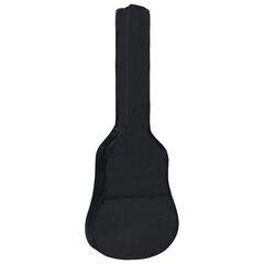 vidaXL kitarrikott 3/4 klassikalisele kitarrile, must 94x35 cm kangas цена и информация | Принадлежности для музыкальных инструментов | kaup24.ee