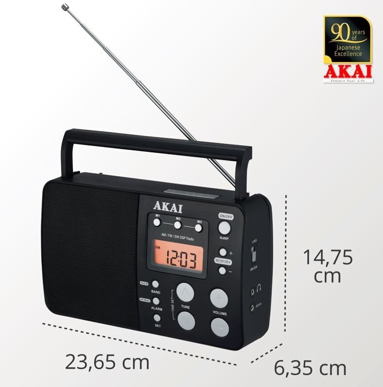 Akai APR-200 цена и информация | Raadiod ja äratuskellad | kaup24.ee