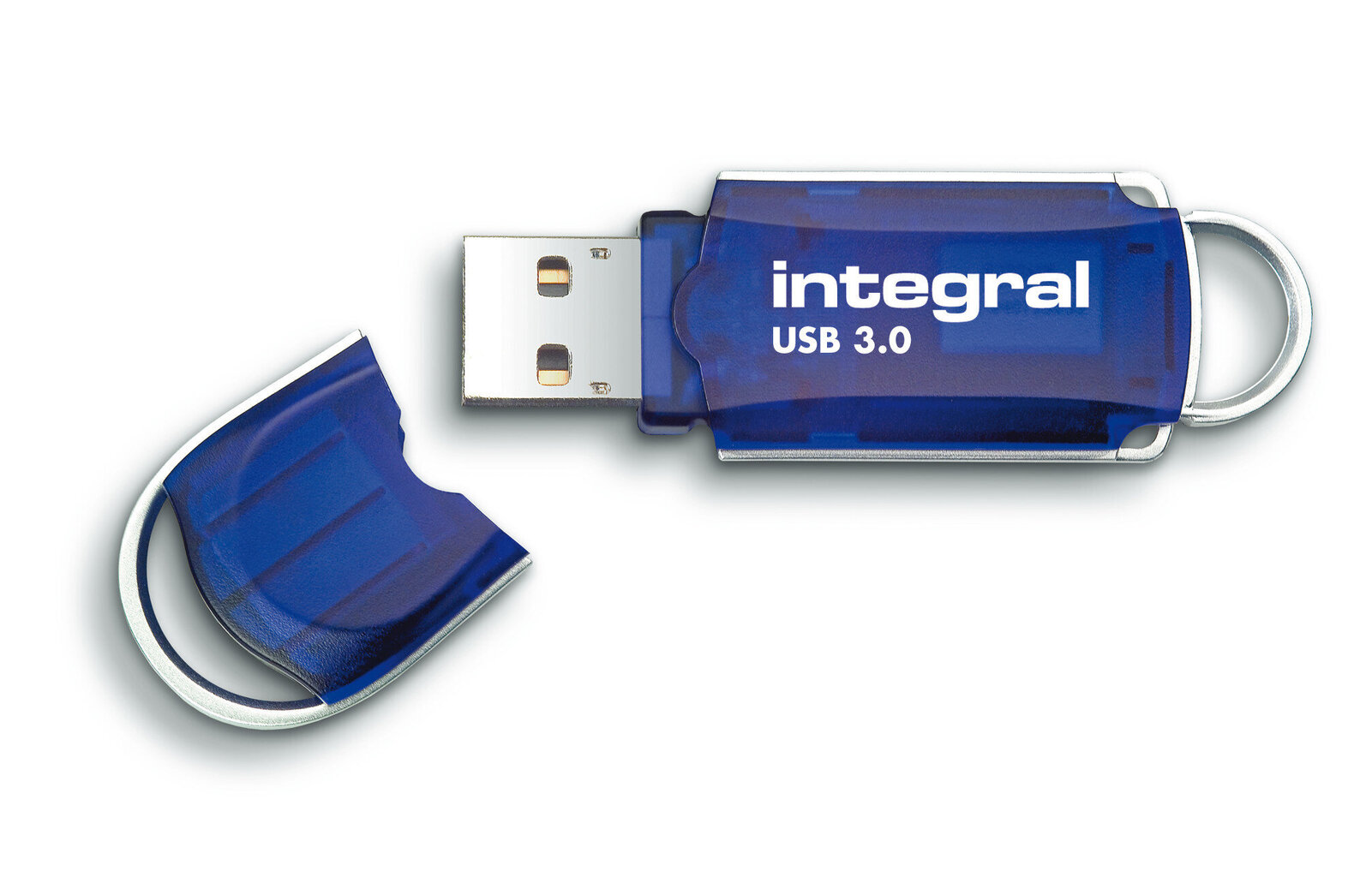 Integral 256GB USB3.0 DRIVE COURIER BLUE UP TO R-120 W-30 MBS USB flash drive USB Type-A 3.2 Gen 1 (3.1 Gen 1) Blue, Silver hind ja info | Mälupulgad | kaup24.ee