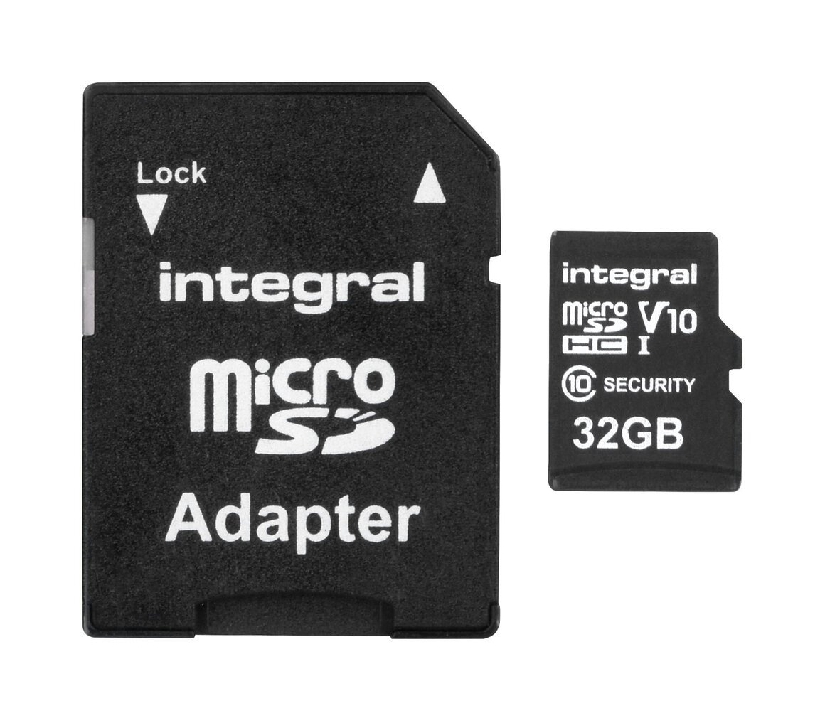 Integral Security Micro SD 4K V30 UHS-1 U3 32GB цена и информация | Fotoaparaatide mälukaardid | kaup24.ee