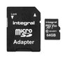 Integral Security Micro SD 4K V30 UHS-1 U3 64GB цена и информация | Fotoaparaatide mälukaardid | kaup24.ee