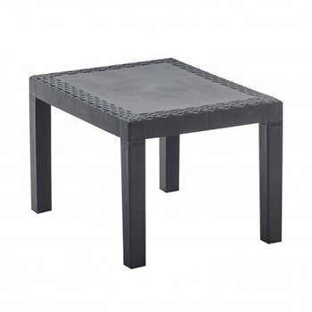 Table JACK 60x47xH40cm, grey цена и информация | Садовые столы и столики | kaup24.ee