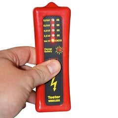 Kerbl juhtmevaba elektriaia tester 8000 V, punane ja must hind ja info | Aiad ja tarvikud | kaup24.ee