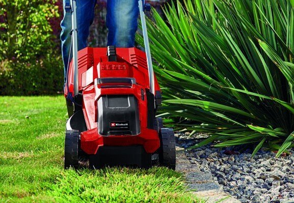 Einhell GE-CM 18/32 Li-Solo Walk behind lawn mower Battery Black, Red hind ja info | Muruniidukid | kaup24.ee