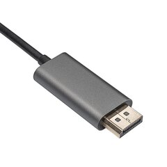 Akyga cable AK-AV-16 cable USB type C - DisplayPort 1.8m hind ja info | Mobiiltelefonide kaablid | kaup24.ee