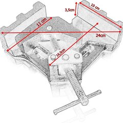 Nurgaklamber hind ja info | Käsitööriistad | kaup24.ee