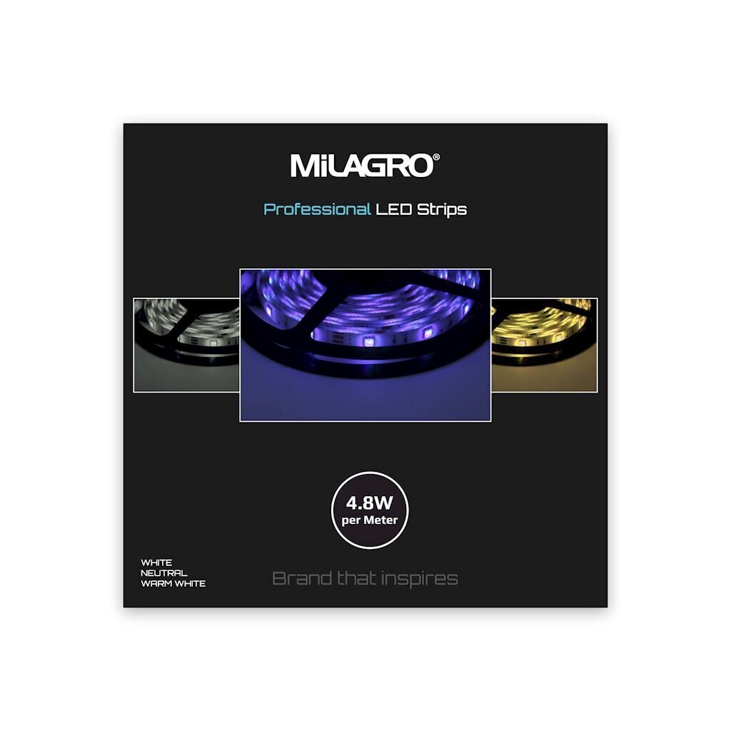 Milagro LED riba Pro 60, 24W, 6000K, 5 m hind ja info | LED ribad | kaup24.ee