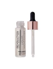 Valgustpeegeldav toode Makeup Revolution Liquid Highlighter, Luminous Luna, 18 ml цена и информация | Бронзеры (бронзаторы), румяна | kaup24.ee