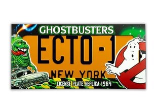 Ghostbusters Replica 1/1 ECTO-1 License Plate hind ja info | Fännitooted mänguritele | kaup24.ee