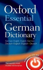 Oxford Essential German Dictionary hind ja info | Võõrkeele õppematerjalid | kaup24.ee