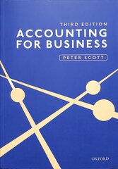 Accounting for Business 3rd Revised edition hind ja info | Majandusalased raamatud | kaup24.ee