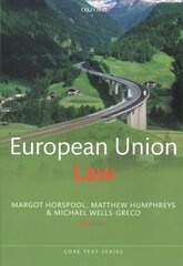 European Union Law 11th Revised edition hind ja info | Ühiskonnateemalised raamatud | kaup24.ee
