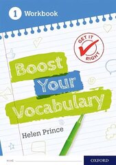 Get It Right: Boost Your Vocabulary Workbook 1 1 hind ja info | Võõrkeele õppematerjalid | kaup24.ee