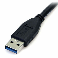 USB-kaabel-Mikro USB Startech USB3AUB50CMB  Must hind ja info | Mobiiltelefonide kaablid | kaup24.ee