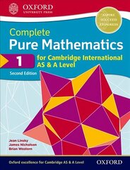 Complete Pure Mathematics 1 for Cambridge International AS & A Level 2nd Revised edition цена и информация | Книги по социальным наукам | kaup24.ee