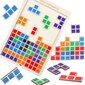 Puidust puzzle mäng - Tetris hind ja info | Lauamängud ja mõistatused | kaup24.ee