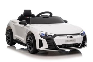 Детский одноместный электромобиль - Audi E GT, белый цена и информация | Электромобили для детей | kaup24.ee