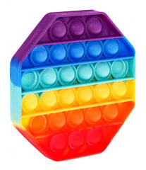 Игрушка POP it - восьмиугольник, цветная цена и информация | Настольные игры, головоломки | kaup24.ee