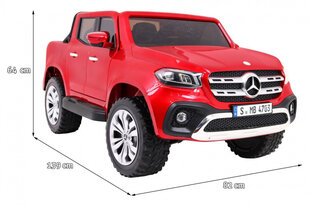 Elektriauto Mercedes Benz X-Class MP4, lakitud punane hind ja info | Laste elektriautod | kaup24.ee