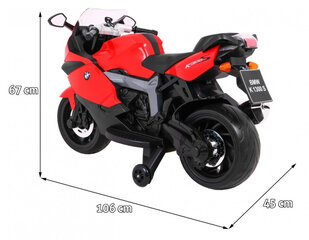 Электрический мотоцикл BMW K1300S, красный цена и информация | Электромобили для детей | kaup24.ee
