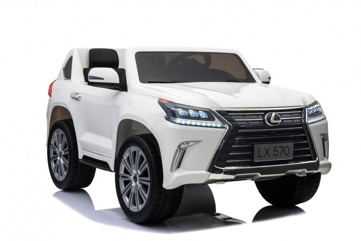 Lexus LX570 elektriline kahekohaline auto, valge hind ja info | Laste elektriautod | kaup24.ee