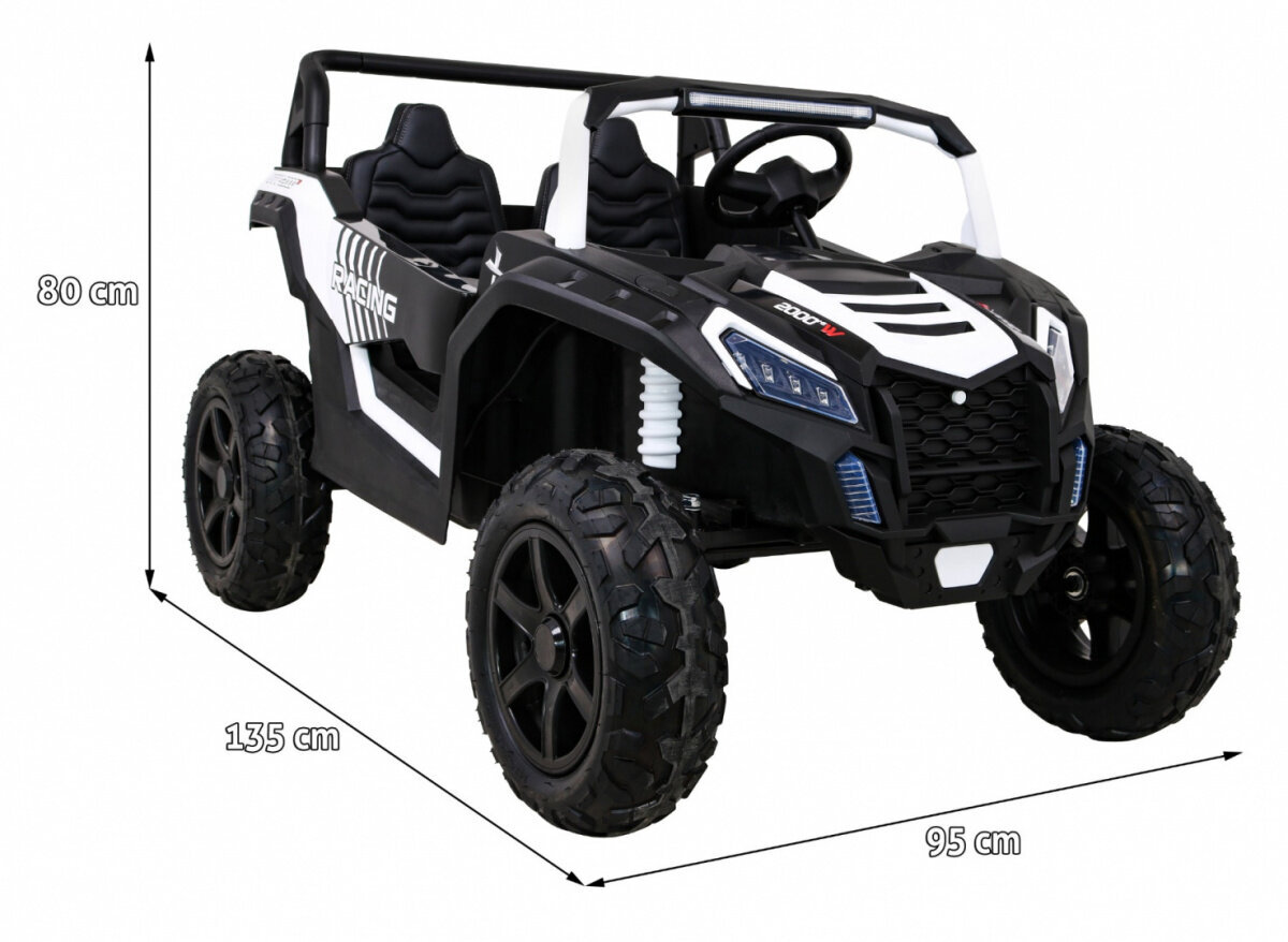 Buggy ATV STRONG Racing ATV STRONG Racing, valge цена и информация | Laste elektriautod | kaup24.ee