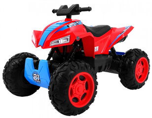 Квадроцикл Quad Sport Run 4x4, красный цена и информация | Электромобили для детей | kaup24.ee