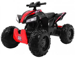 Квадроцикл Quad Sport Run 4x4, черный цена и информация | Электромобили для детей | kaup24.ee