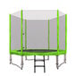 Trampoliin võrguga, 244 cm, roheline hind ja info | Batuudid ja batuudi varuosad | kaup24.ee
