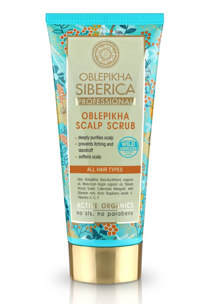 Mask peanahale Natura Siberica Oblepikha 200 ml цена и информация | Maskid, õlid, seerumid | kaup24.ee