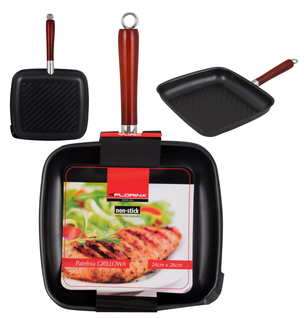 Grillpann, 26x24 cm hind ja info | Pannid | kaup24.ee