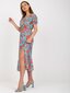 Mustriga kleit naistele, sinine hind ja info | Kleidid | kaup24.ee