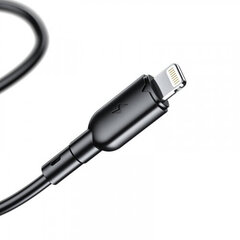 Vipfan USB to Lightning cable Colorful X11, 3A, 1m (black) цена и информация | Кабели и провода | kaup24.ee