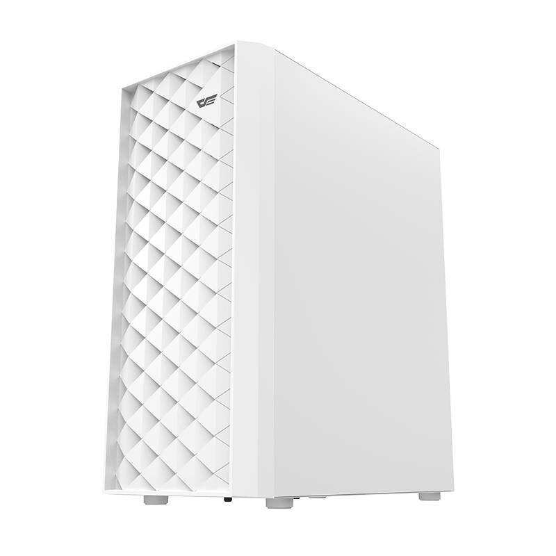 Darkflash DK351 computer case + 4 fans (white) hind ja info | Arvutikorpused | kaup24.ee