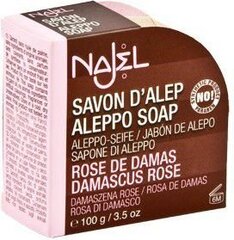 Seep Najel Aleppo Damaskuse roosiga, 100g hind ja info | Seebid | kaup24.ee