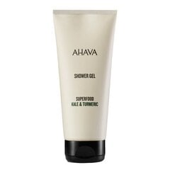 Гель для душа Ahava Shower Gel Kale & Turmeric, 200 мл цена и информация | Масла, гели для душа | kaup24.ee