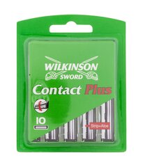 Raseerimisterad Wilkinson Sword Contact Plus, 10 tk hind ja info | Raseerimisvahendid | kaup24.ee