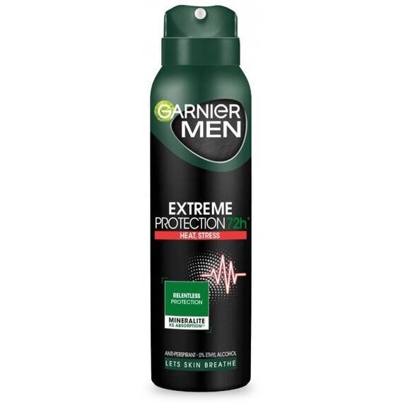 Pihustav deodorant meestele Garnier Mineral Extreme Protection 72H, 150 ml цена и информация | Deodorandid | kaup24.ee