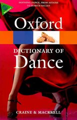 Oxford Dictionary of Dance 2nd Revised edition hind ja info | Entsüklopeediad, teatmeteosed | kaup24.ee