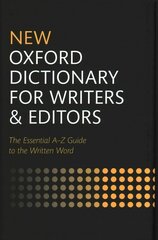 New Oxford Dictionary for Writers and Editors 2nd Revised edition цена и информация | Пособия по изучению иностранных языков | kaup24.ee