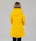 Lenne laste meriinovoodriga softshell parka Dalila 22270*109, kollane 4741593058226 цена и информация | Tüdrukute joped ja mantlid | kaup24.ee